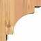 Ekena Millwork Mediterranean Smooth Corbel, Western Red Cedar, 3 1/2"W x 8"D x 8"H COR04X08X08MED00SWR - alternate 3